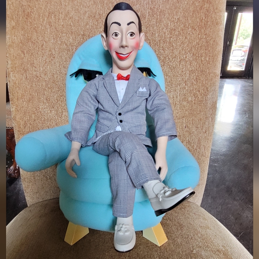Vintage 1987 Talking PeeWee Herman doll with Puppet Chairy